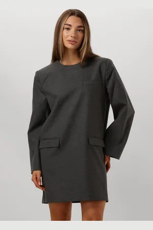 Gestuz Mini Jurk Dames Paulagz Melange Blazer Dress