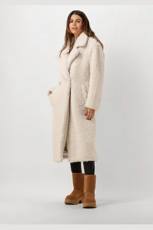 UGG Teddy Jas Dames Gertrude Long Teddy Coat