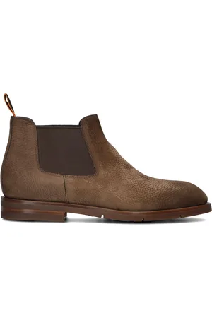 santoni Chelsea Boots Heren Nub Grain Chelsea Boot