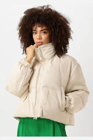 Co&apos;Couture Gewatteerde Jas Dames Frosty Crop Purr Jacket