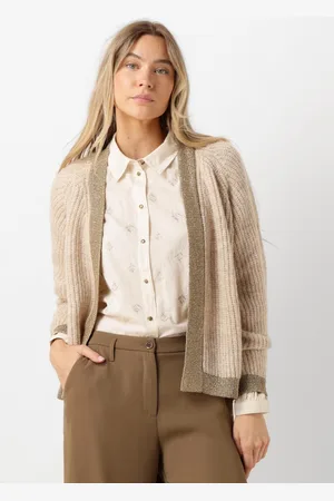 Summum Woman Vest Dames Cardigan Airy Alpaca Blend Knit