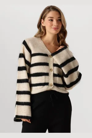 Second Female Vest Dames Ovalis Knit Wide Sleeve Cardigan