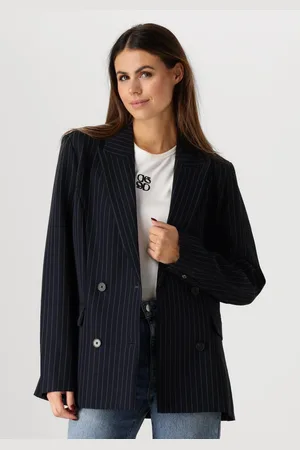 Dante 6 Blazer Dames Krijtstreep Blazer