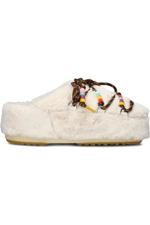 Moon Boot Instappers Dames Mule Faux Fur Beads