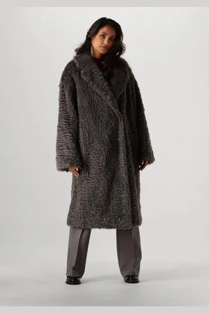 Stand Studio Faux Fur Jas Dames Nicole Coat