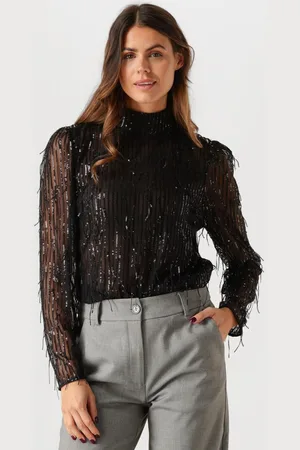 Second Female Blouse Dames Tassel Blouse