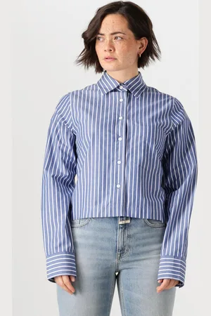 Closed Blouse Dames Cropped Classic Shirt