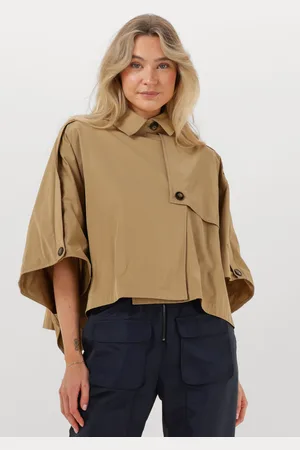 Co&apos;Couture Trenchcoat Dames Francis Crop Cape Jacket
