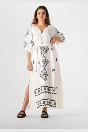 Greek Archaic Kori Maxi Jurk Dames 230652