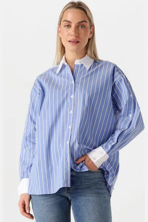 Dante 6 Blouse Dames Dandy Pinstripe Shirt