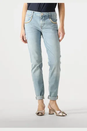 Mos Mosh Slim Fit Jeans Dames Mmnaomi Light Perla Jeans