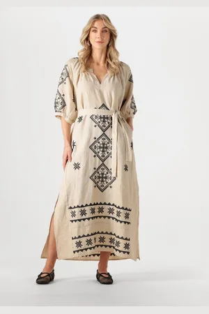 Greek Archaic Kori Maxi Jurk Dames 230652