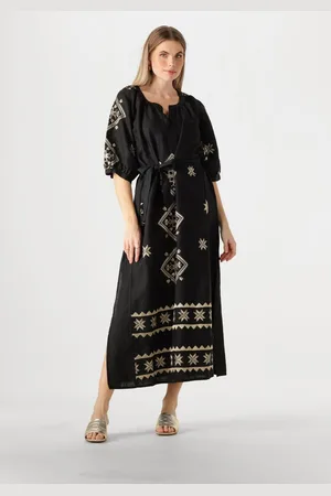 Greek Archaic Kori Maxi Jurk Dames 230652