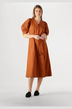 Scarlett Poppies Midi Jurk Dames Fleuretta Midi Dress