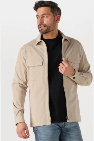 Genti Overshirt Heren Oaks Shirt Jacket Zip S2095-1997