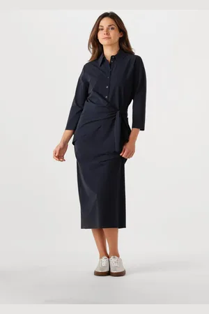 penn ink Midi Jurk Dames Dress Navy