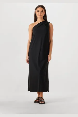penn ink Midi Jurk Dames Dress One Shoulder