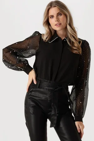Aaiko Blouse Dames Pillar Strass Pearl Pes 505