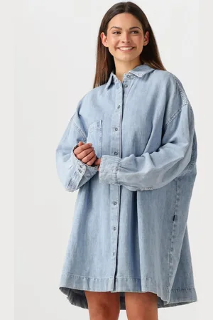 7 for all Mankind Mini Jurk Dames Overshirt Dress