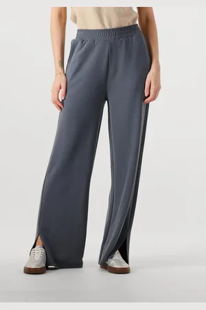 Alix the label Pantalon Dames Ladies Knitted Flowy Side Slit Pants