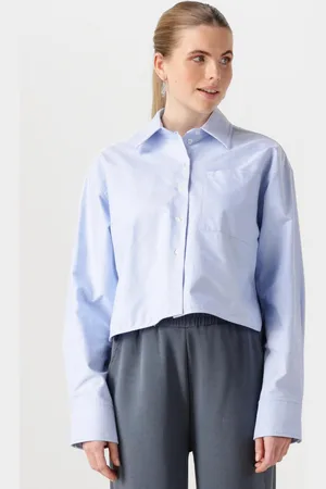 Second Female Blouse Dames Baulo Cropped Shirt