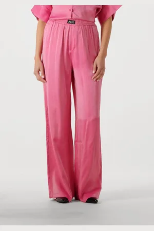 Alix the label Pantalon Dames Ladies Woven Shine Wide Leg Pants