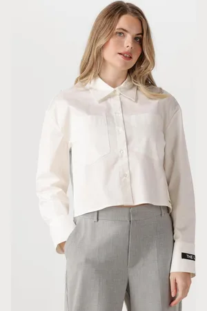 Alix the label Blouse Dames Ladies Woven Cropped Blouse
