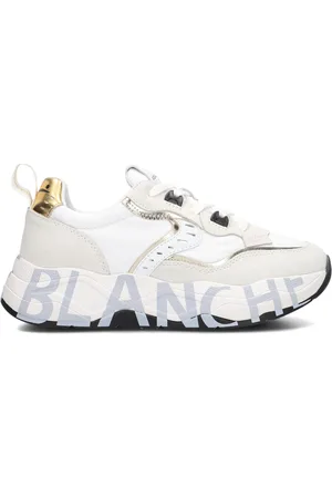 Voile blanche Lage Sneakers Dames Club105