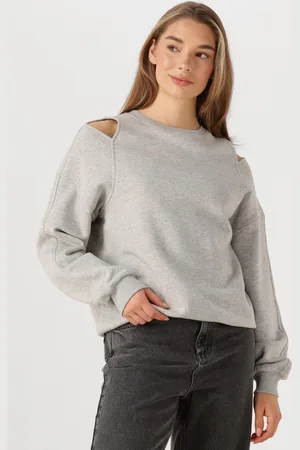 Alix the label Trui Dames Ladies Knitted Cut Out Sweater