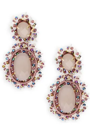 LOTT. gioielli Oorbellen Dames Pendant Earring Double W/ Sequins L
