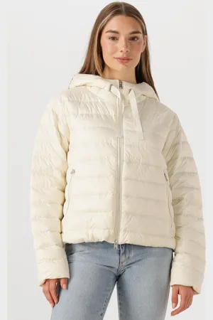 Woolrich Leren Jas Dames Quilted Hooded Jacket