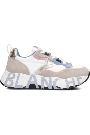 Voile blanche Lage Sneakers Dames Club105