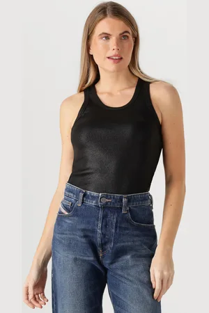 Summum Woman T-Shirt Dames Rib Tanktop Cotton Rib