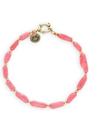 Bonnie studios Ketting Dames Tommy Gold Pink Bracelet