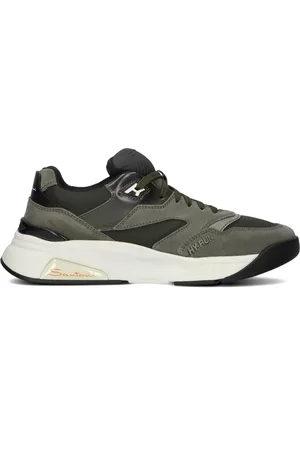 santoni Lage Sneakers Heren Combi Hy-run Sneaker