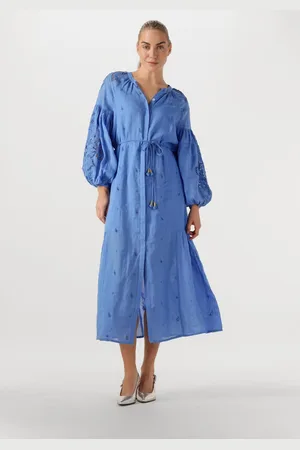 Scarlett Poppies Midi Jurk Dames Liwa Long Dress