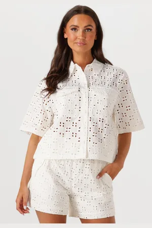 Dante 6 Blouse Dames Toddy Broderie Anglaise Shirt