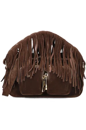 Nunoo Núnoo Schoudertas Dames Helena Fringe Suède
