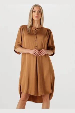 Summum Woman Midi Jurk Dames Dress Silky Touch