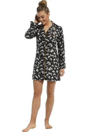 Pastunette Dames doorknoop nachthemd 10212-132-6 - - 42