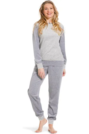 Pastunette Dames pyjama velours 2022-126-2 - - 48