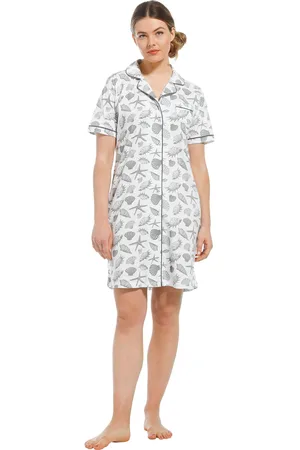 Pastunette Dames doorknoop nachthemd 10221-146-6 - - 40