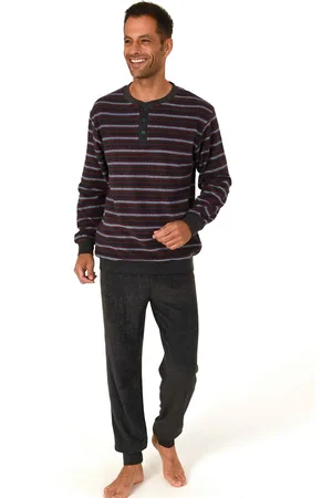 Normann Badstof heren pyjama Trend 70259 - - S/48
