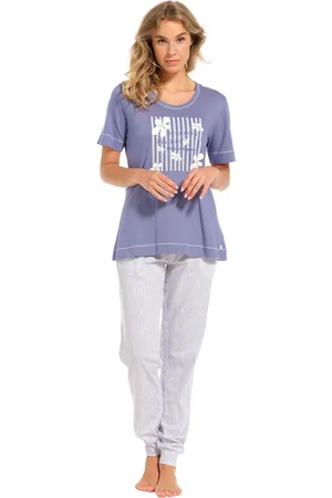 Pastunette Dames pyjama 7/8 broek 20241-122-2 - - 40