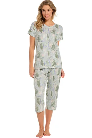 Pastunette Dames pyjama bamboe capri 20241-146-2 - - 50