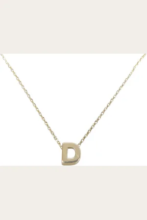 Christian Gouden ketting met d hanger