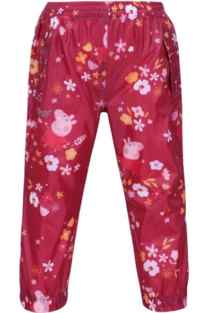 Regatta Kinder/kinder floral peppa pig packaway waterdichte broek