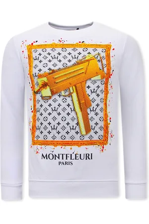 TONY BACKER Sweater met print uzi does it