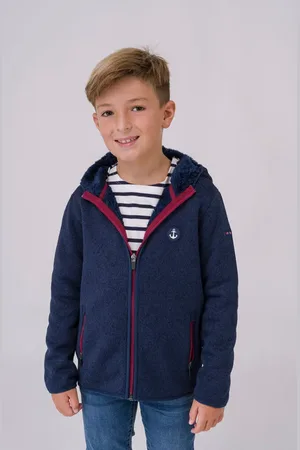 Batela Navy kinder fleece vest