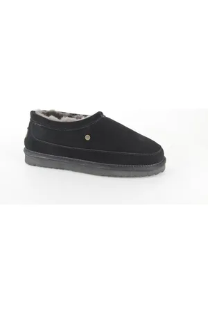 Warmbat Ebor black heren pantoffel (gesloten hiel)